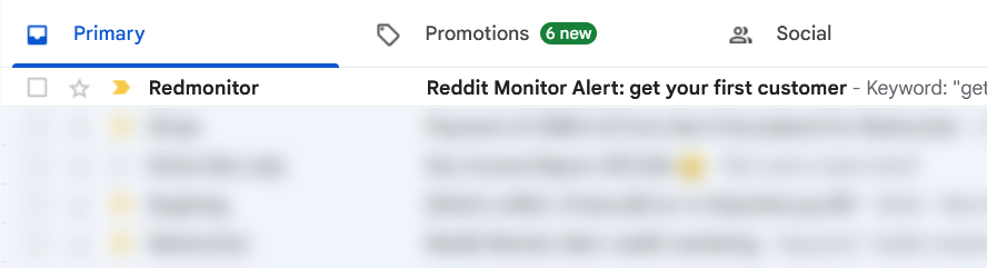 How Reddit alerts look like